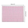 Sourcingmap Cotton Dish Cloths 38 x 27 cm Pack of 6 - Pink