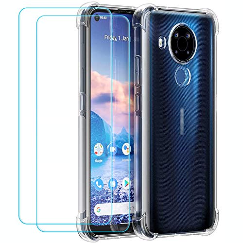 Ytaland for Nokia 5.4 Case, with 2 x Tempered Glass ...