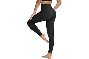 Workout Leggings for Women - High Waisted Yoga Pants with Tummy Control and Compression