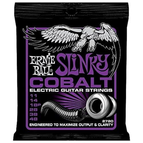 Image of Ernie Ball Power Slinky Cobalt Electric Guitar Strings, 11-48 Gauge (P02720)