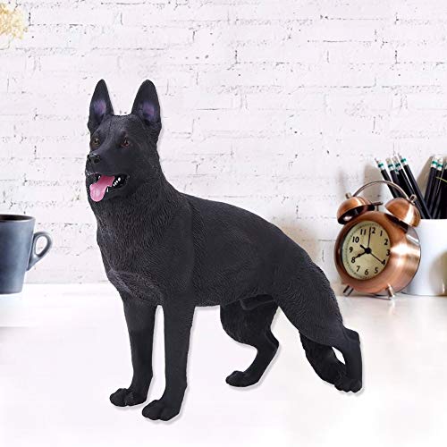 Modelo de perro de alta simulación en plástico de 20cm para decoración de aula