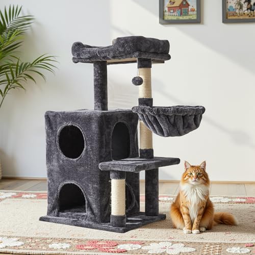 Árbol para gatos interior grande 36 pulgadas FansaFurn miniatura 1