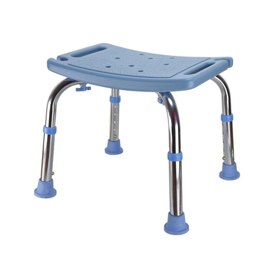 Tabouret de douche pour salle de bain : hauteur ajustable contre le manque de stabilité