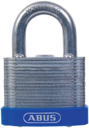 Abus 41/50 C Eterna Laminated Steel Keyed Different Padlock, Silver (2") #TOP23