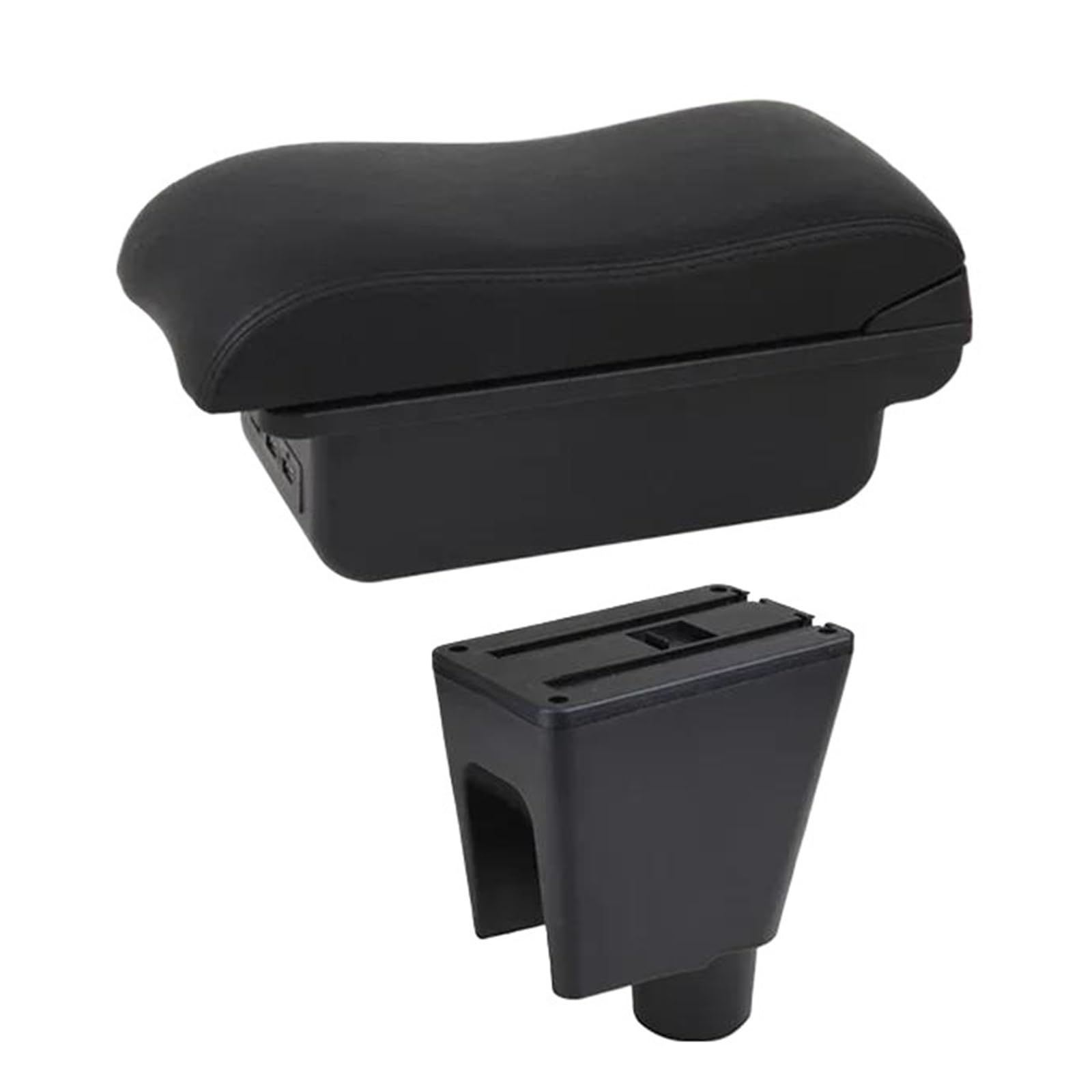 REOKIP Car Armrest Storage Box Interior Dedicated Retrofit For Chevrolet For Spark III For Aveo T200 Car Arm Rest Box(C2 Black Line)