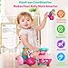 Toddler Girl Toys 1-2,Press to Go Car Toys for 1 Year Old Girls,Push Go Toy Car for Toddlers 1-3,Learning Baby toy 6-9-12-18 Months Infant Play Vehicle Set,Baby Christmas First Birthday Gifts Ages 1-2