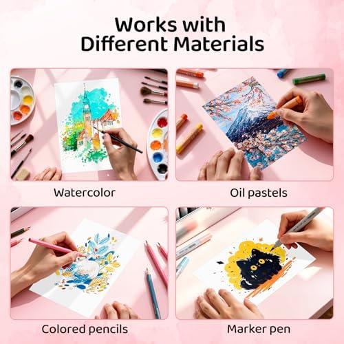 84 Sheets Watercolor Paper 5x7, 110lb/230gsm Cold Press Watercolor Paper — view 6