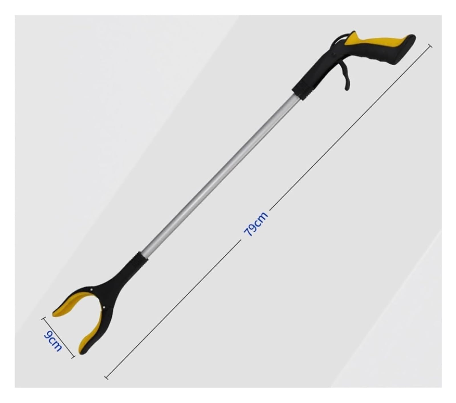Pinza Recoge Objetos, Herramienta de Agarre, Recogedor de Basura Ligero for Personas Mayores, Herramienta de Asistencia for alcanzar, agarrador, Palo de Recogida(Yellow)
