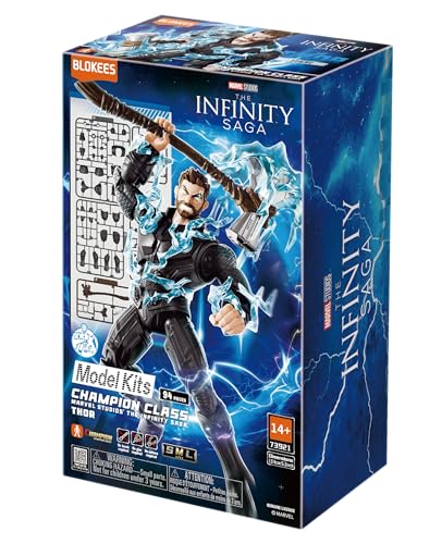 Thor Model Kit con articulación avanzada Blokees Champion Class maqueta Marvel 2