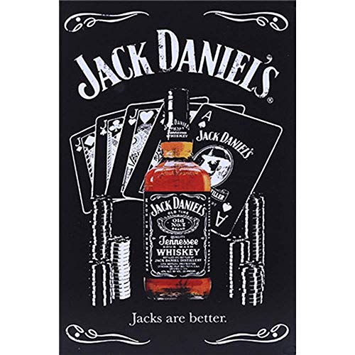 Whiskey Panneaux muraux en étain Vintage Peinture sur Fer Art rétro Avertissement Plaque de métal décor pour Road Home Store Café Bar