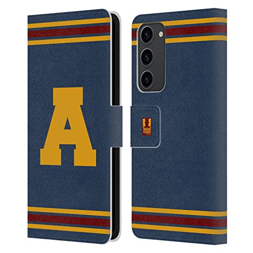 Étui en cuir Galaxy S23+ Orange Université aux finitions soignées