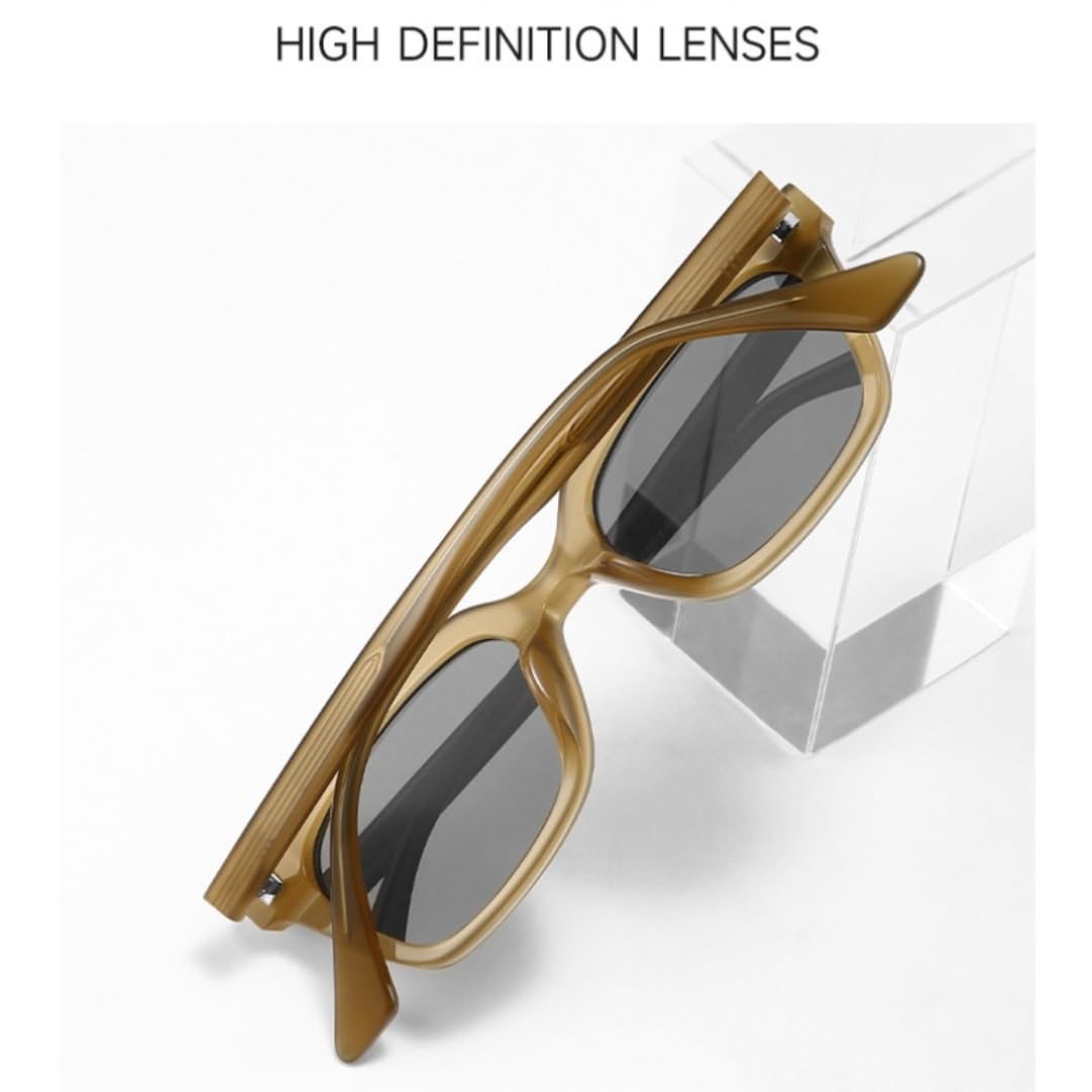 Occhiali da sole in acetato, moda, protezione UV400 per attività all'aperto.