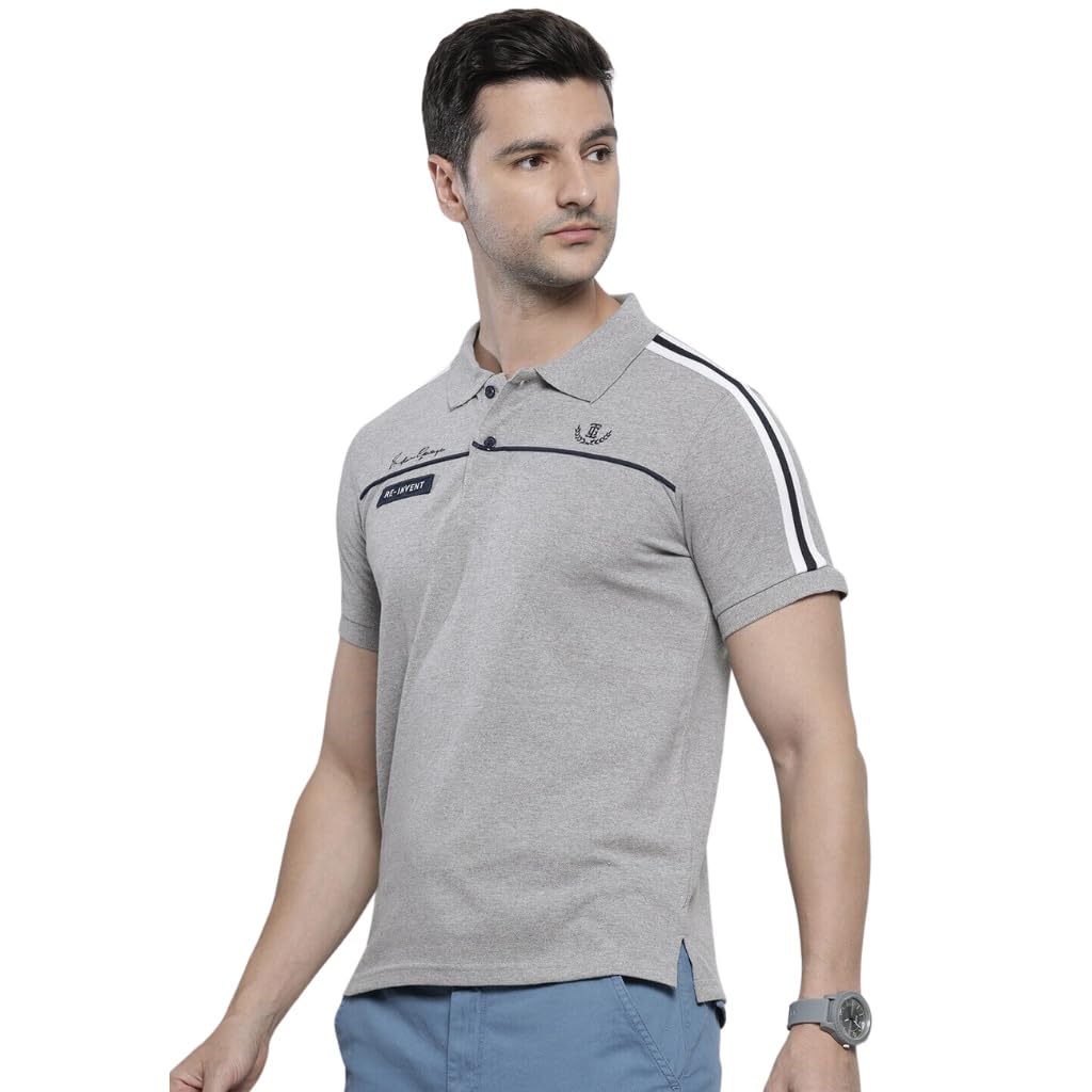 the indian garage co Men's Cotton Slim Fit Polo T-Shirt-picture-28