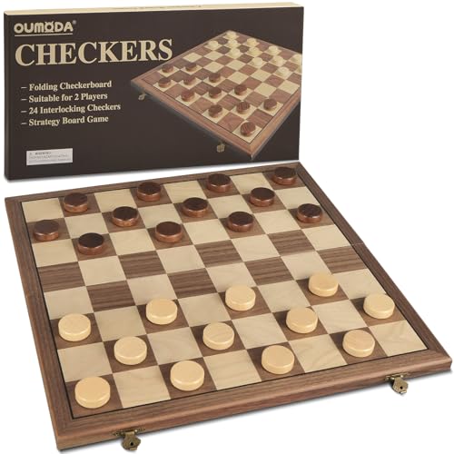 Juego de Mesa de Damas Magnético OUMODA 15" Plegable miniatura 3