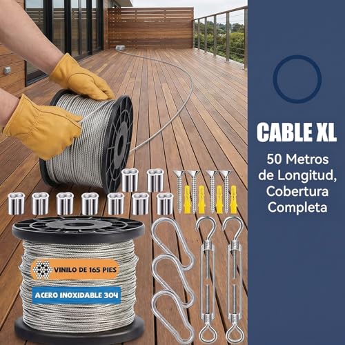 Cables de acero medidas 9 Imagen adicional