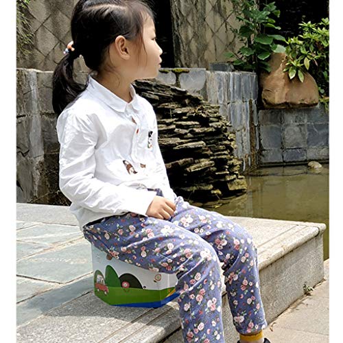 Potty Seat voor peuters Draagbaar Toilet KINDERPOTJE Foldable Travel Onboard Emergency Toiletten Pittige training (Size… - Afbeelding 7