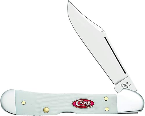 Case WR XX Navaja Sparxx White Jigged Synthetic Mini Copperlock Artículo #60185 - (61749L SS) - Longitud Cerrada 3 58 Pulgadas