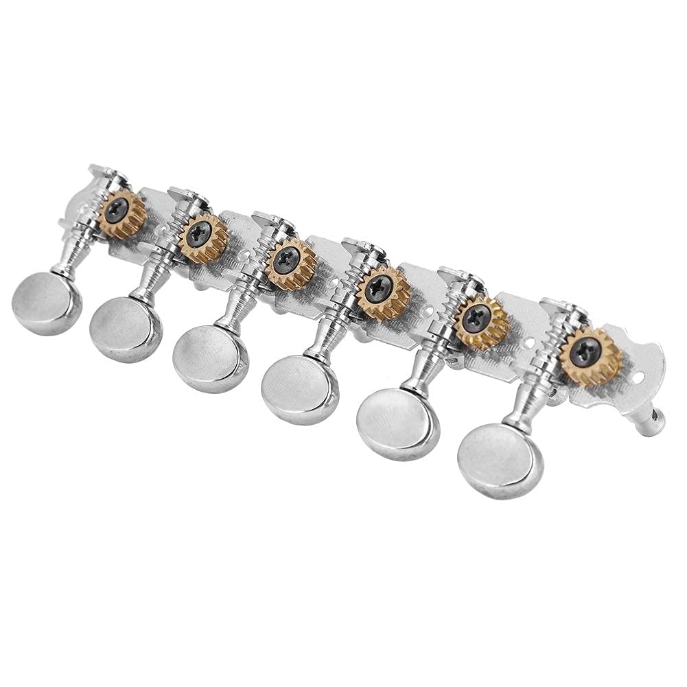 Clavijas de afinación, Conjunto resistente para guitarra 12 cuerdas de aleación de zinc, Accesorio cabezas máquina for músicos guitarristas reparación y uso profesional