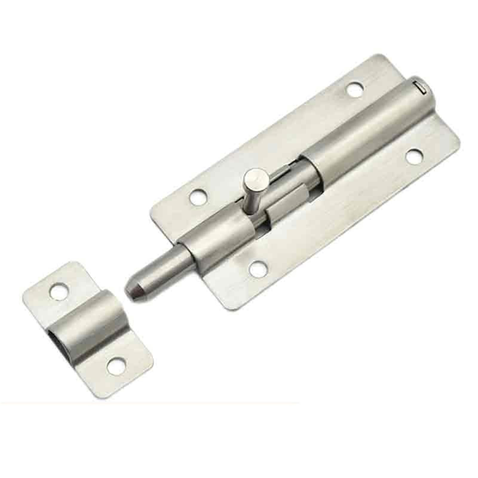 Loquet de chaîne de porte coulissante 90mm anti-corrosion en acier inoxydable
