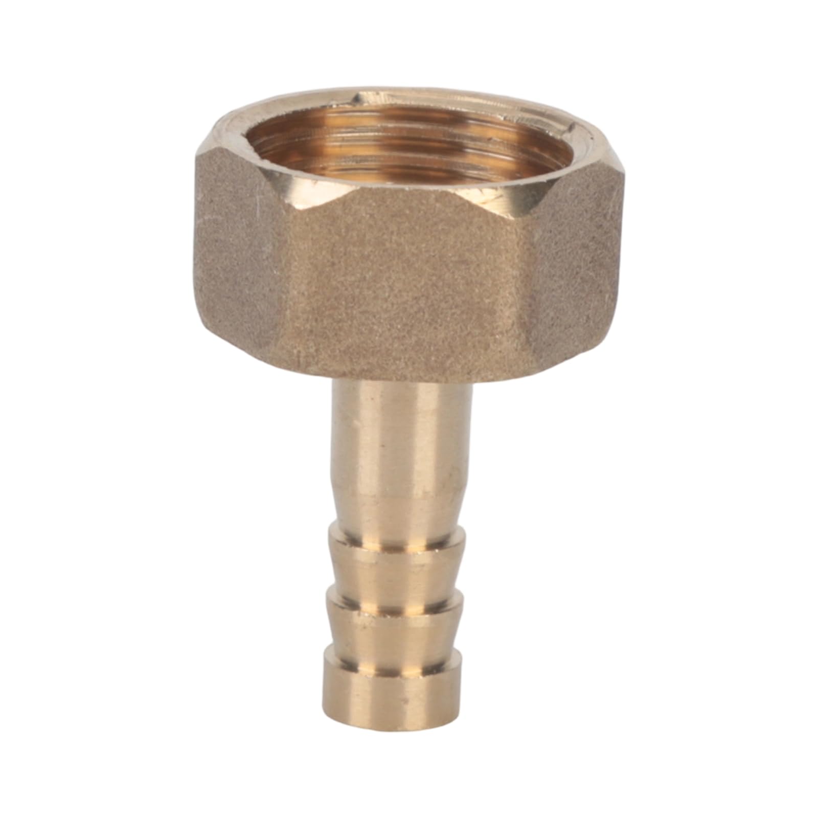 Newft 8Mm 4 Point Brass Internal Thread Adapter Brass Hose Connection With Hexagonal Hose Fitting Adapter For Water, Oil,Garden Pipe Connection Plumbing Fitting Connector