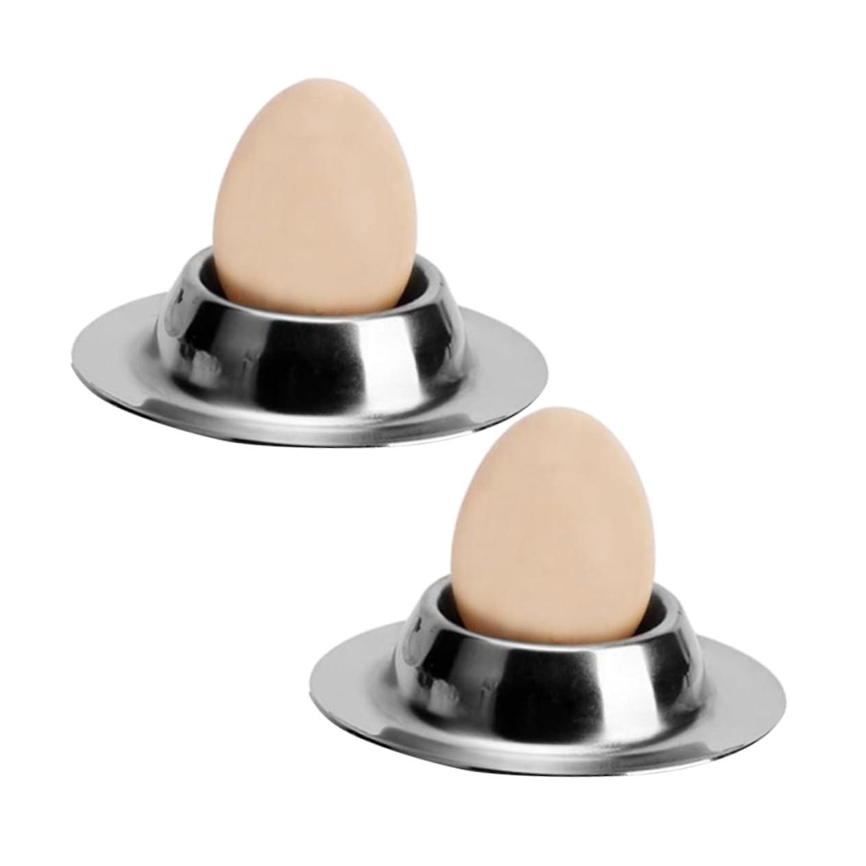 CIYODO 2pcs Egg Holder Egg Display Cup 2 Cup Measuring Cup Egg Rack for Refrigerator Egg Storage Container Egg Serving Cup Egg Cup Boiled Egg Bowl Poached Egg Cooker Cracker Egguins Base