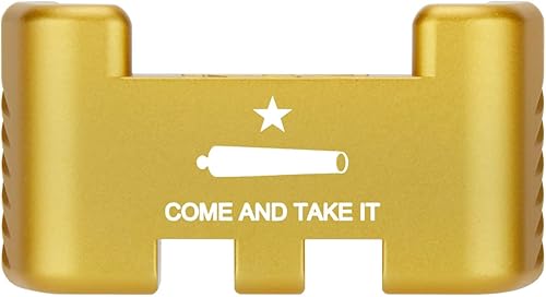 NDZ Performance Placa trasera de asistencia deslizante para modelos Glock Gen 1-5, 0.394 in y .45 ACP, imagen patriótica grabada con láser, elige la