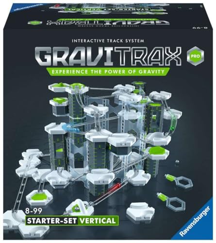 Ravensburger - GraviTrax Pro Vertical, Starter Set, Pista de Canicas, Juego Innovador y Educativo Stem, para Niños de 8+ Años y Adultos, 124 Piezas