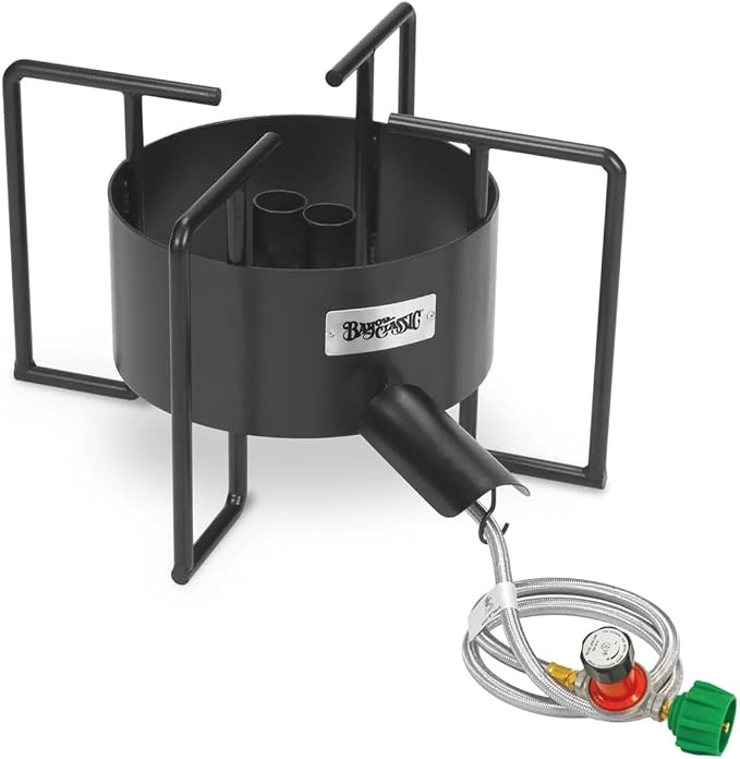 Bayou Classic SP40 22-in Dual Jet Bayou Cooker Features 22-in