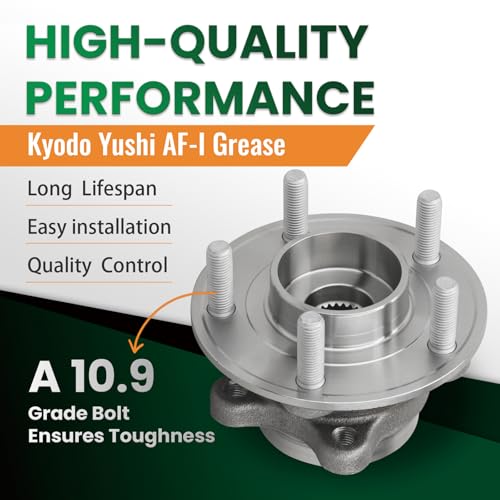 LUCAS LWBH991686A Front Left/Right Wheel Hub & Bearing Assembly for Ford Fusion 2013-2017, 2013-2016 for Lincoln MKC, 5 Lugs 4 Flange Bolt 512498 by LUCAS - Used condition - Image 5