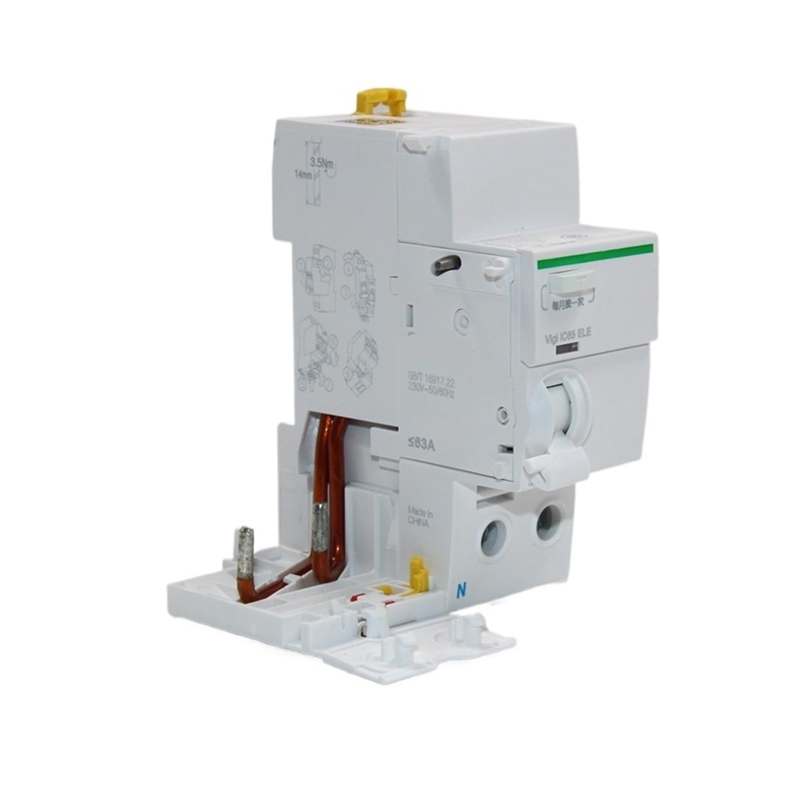 Evite descargas con el accesorio de fugas disyuntor IC65 ELE AC 3P 3