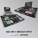 Reloop Mixon 4 High Performance 4-Channel Hybrid DJ Controller for SeratoDJ and Algoriddim Djay Pro