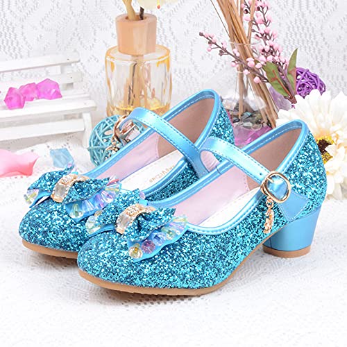 Toddler Shoes Girls Fit and Flare Wearproof Bowknot Crystal Princess Pearl Single Sandals Warm Breathable Floor Socks2