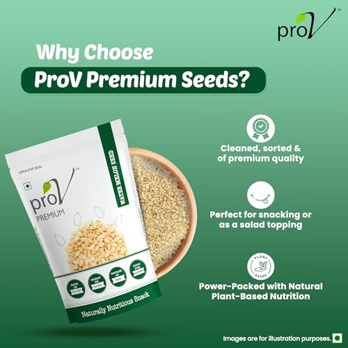 Image of ProV Premium Watermelon Seeds | Whole Natural | Rich in Protein, Iron, Magnesium & Healthy Fats | Boosts Energy & Supports Heart Health | Crunchy Snack | 250g