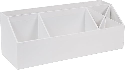 Miniatura 10 de Bigso Elisa - Organizador de escritorio de oficina duradero con 7 compartimentos para suministros de oficina y accesorios, 13.1 x 4.9 x 4.9 Lona