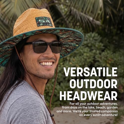 Sombrero de paja trenzada para hombre y mujer talla única miniatura 2