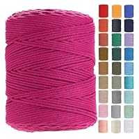 Katoen macramé touw - Macramé koord - Grijs - 3mm dik - 140 meter - 600 Katoen macramé touw - Macramé koord - Grijs - 3mm dik - 140 meter - 600
