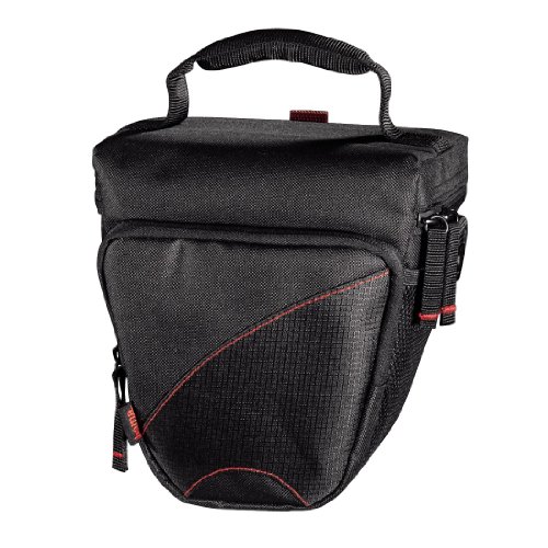 Kameratasche für eine kompakte Systemkamera/Spiegelreflexkamera mit Objektiv, Astana 110 Colt, Schwarz