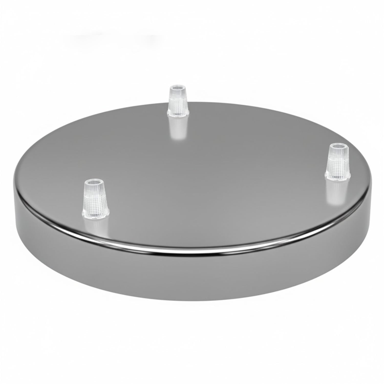 Metal Multi Outlet 3 Point 200mm Ceiling Rose for Pendant Light Fitting Versatile Accessory for Modern, Customizable, and Elegant Lighting Solutions, Multiple Drops and Arrangements.