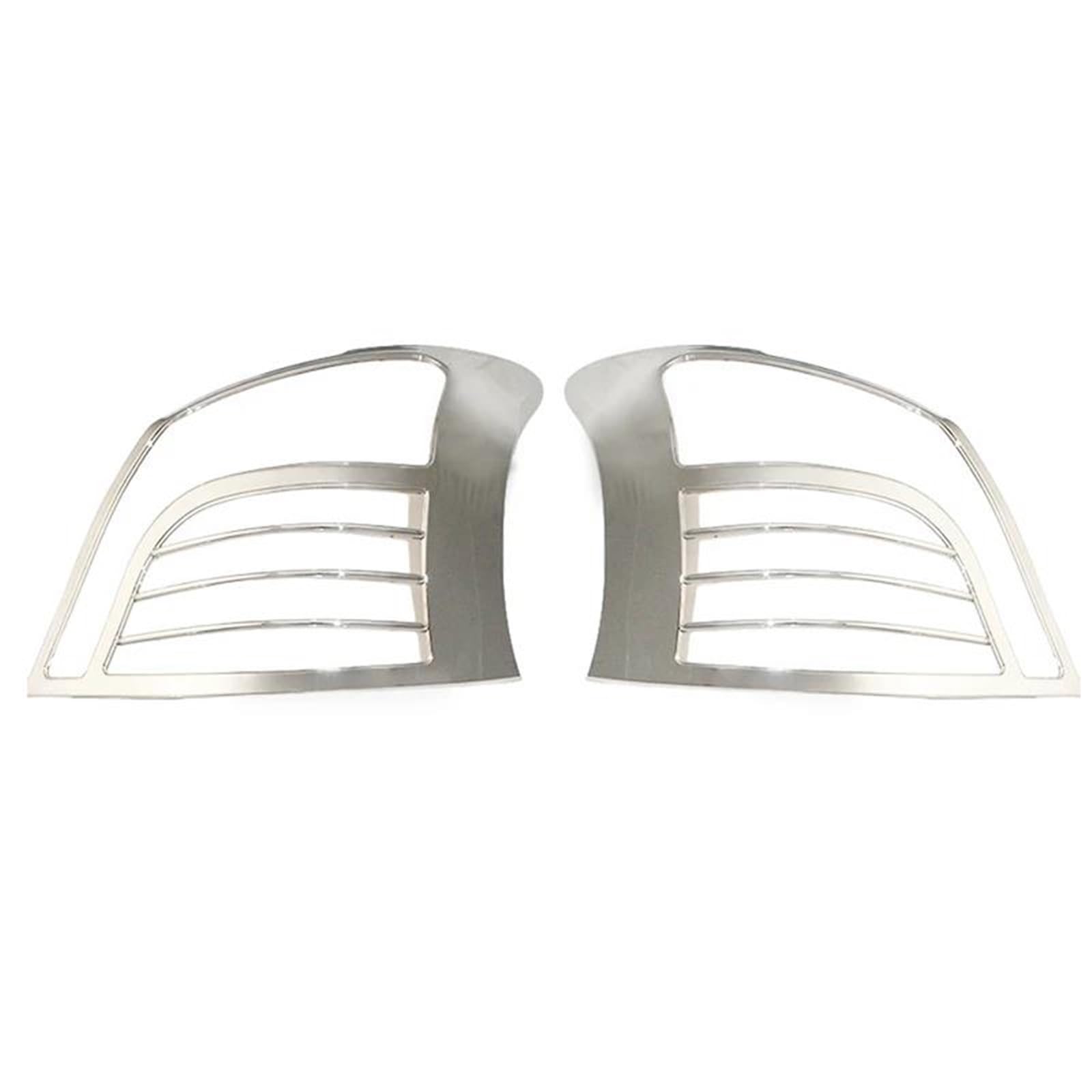 Boîtier feu arrière Yaris 2004-2007 usé ? Remplacez-le par ce cache ABS argent 2pc - 5