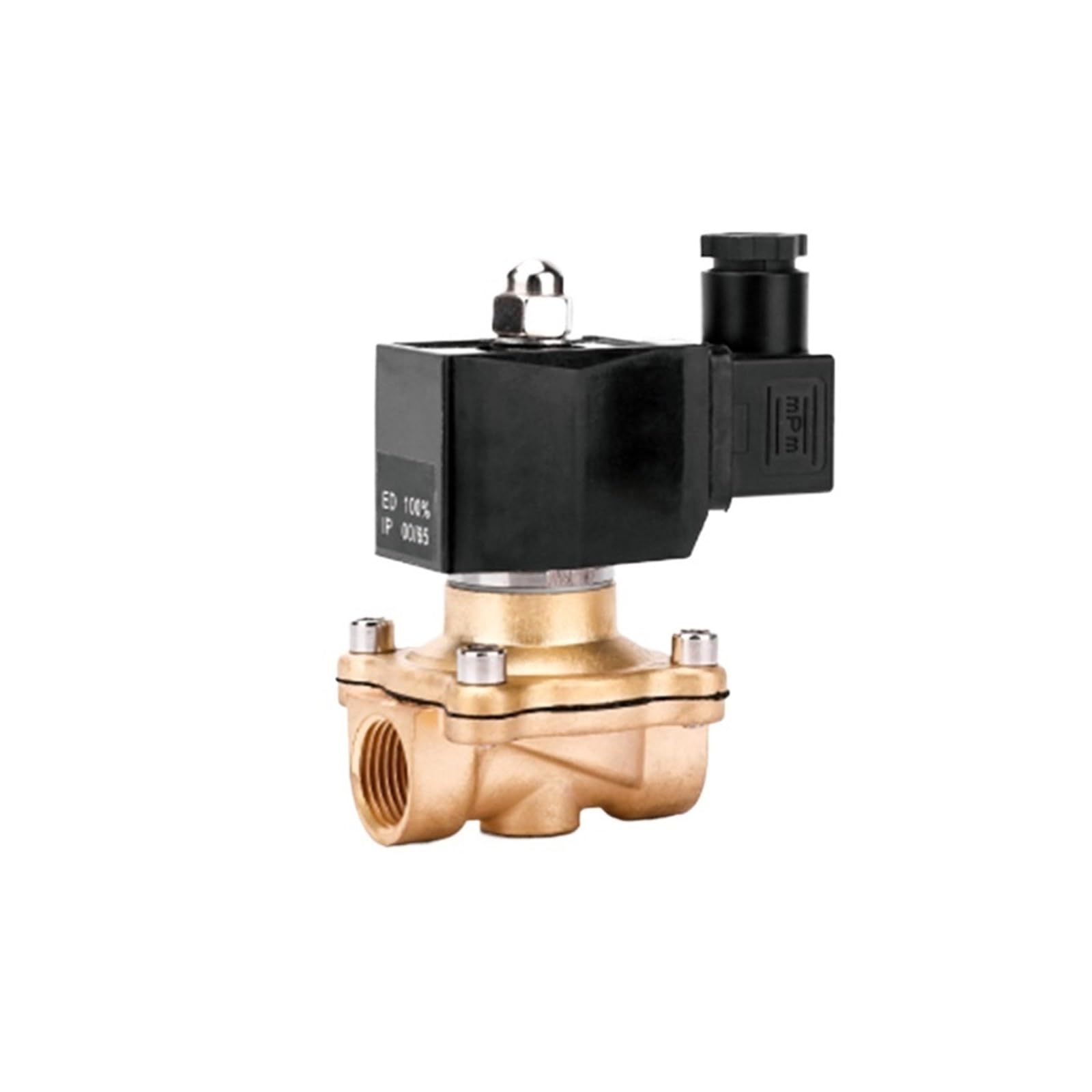 Électrovanne d'arrosage automatique 1-1/2 pouce en laiton étanche 24V