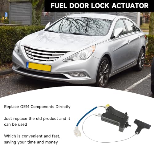 Image of Fuel Door Lock Actuator 81590-3S000 for Hyundai Sonata 2009-2015 | For Hyundai Sonata Sedan 2009-2014 and Sonata Hybrid 2011-2015; OE 81590-3S000 815903S000
