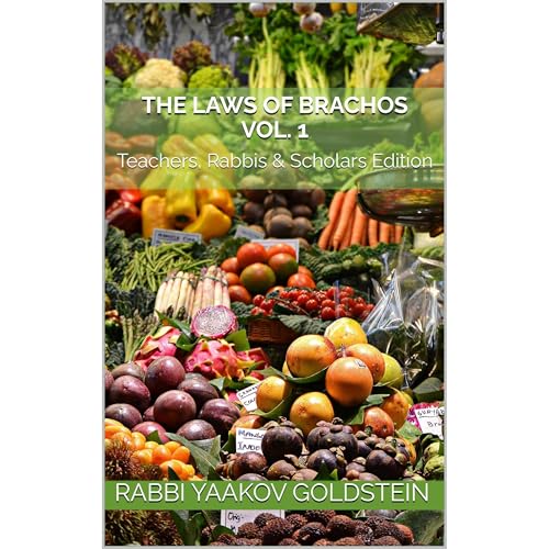 The Laws of Brachos Vol. 1 Audiolibro Por Rabbi Yaakov Goldstein arte de portada