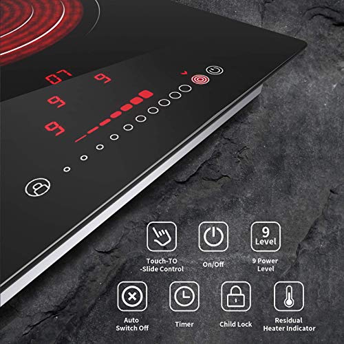 Placa-Vitroceramica-6600-W-Ceramica-Negro Placa-Vitroceramica-6600-W-Ceramica-Negro