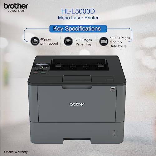 Brother Hl-L5000D Business Laser Printer Duplex #TOP1