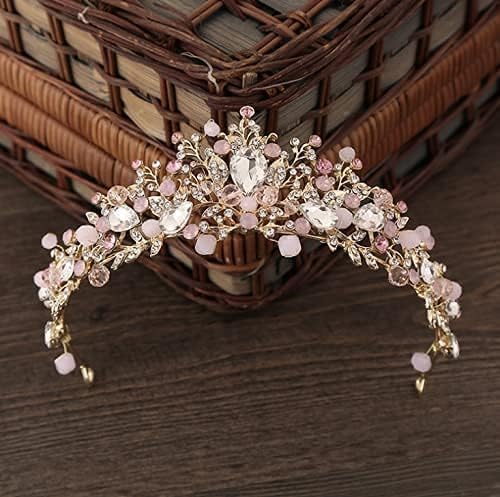LEEMASING Bride Crown Wedding Tiara Bridal Jewelry Girl Headdress Princess Luxury Elegant For Women Birthday Pageant Wedding Prom - Image 3