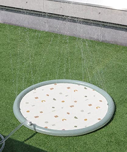 WEB限定！スリーコインズ 噴水マット 3COINS 水遊び 噴水遊び 家庭用プール 空気入れ不要 お家で水遊び 水プレイマット