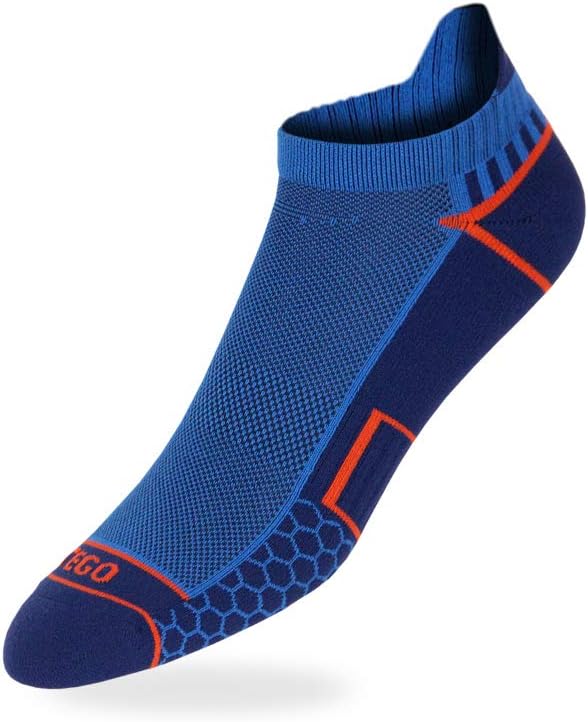 TEGO - Socks - Ankle - Ultralight Nylon - Sports, fitness, Running, Exercise, Thick Good Grip, for men, women