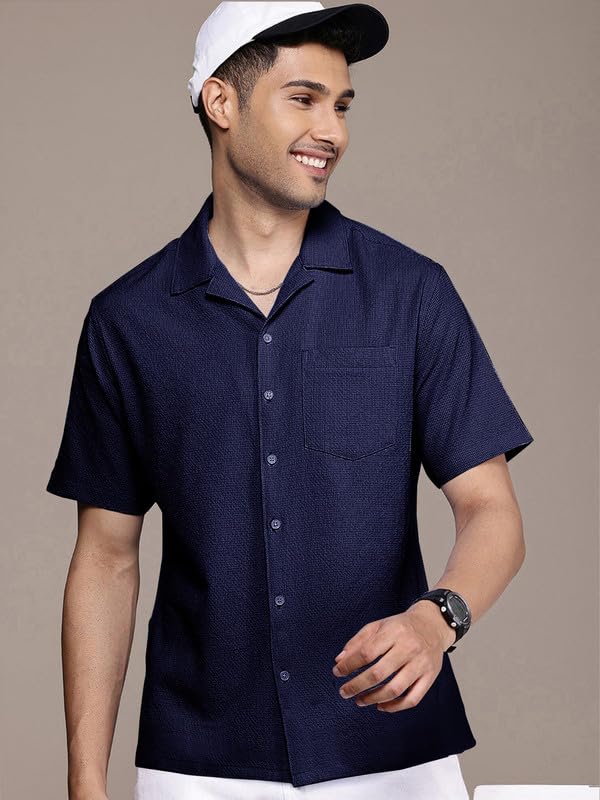 Image of Tee Projekt Fashion Textured Shirts for Men||Regular Fit Casual Shirt for Men||Fancy Shirt