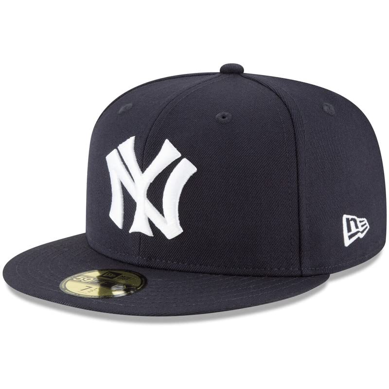 New EraMLB 59FIFTY Cooperstown Authentic Collection Fitted On Field Game Cap Hat (7 3/4, New York Yankees Navy Cooperstown)
