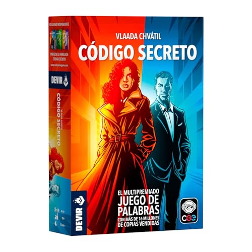Devir - Código Secreto, Juego de Mesa de Espías y Palabras por Equipos,...
